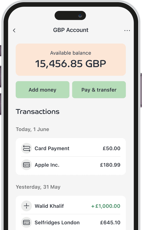 Banking solutions tailored to your international lifestyle